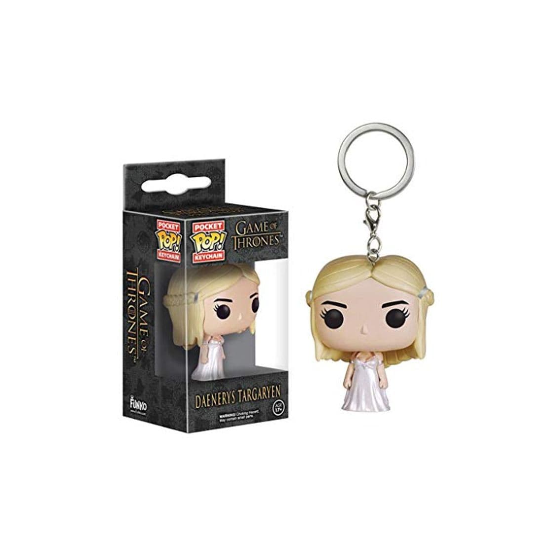 Producto Luckly77 Daenerys Targaryen llavero"Juego de Tronos" Figura de vinilo POP POP exquisita figura coleccionable Juguetes