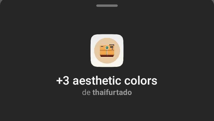 Fashion +3 aesthetic colors