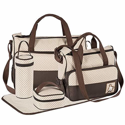 Producto FREESOO Set 5 kits Bolsa de Mama Para Bebe Biberon Bolso Cambiador