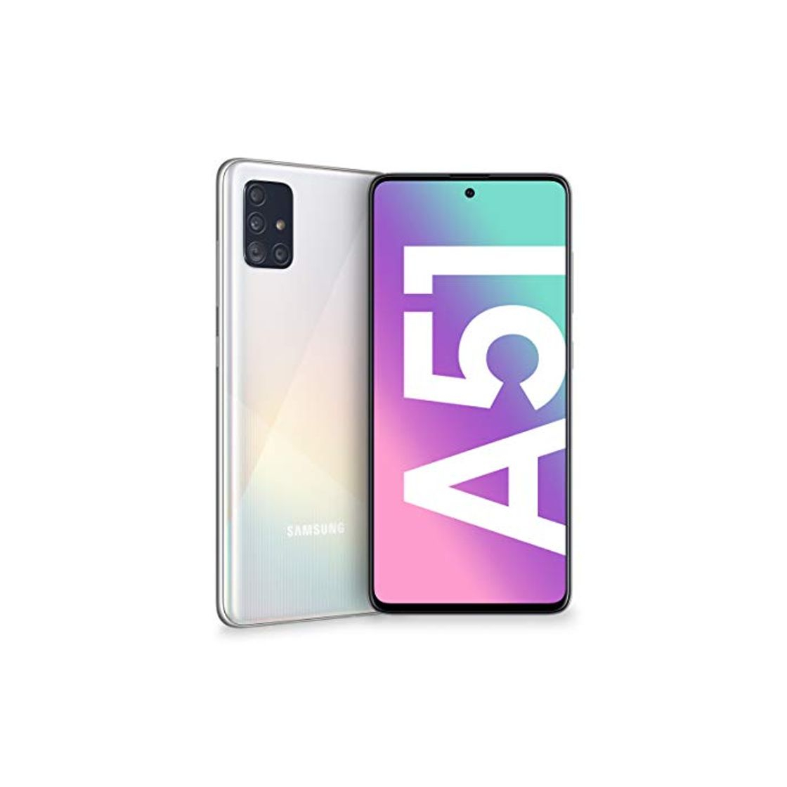 Electronic Samsung Galaxy A51 Smartphone, Pantalla 6.5" Super AMOLED, 4 cámaras traseras, 128