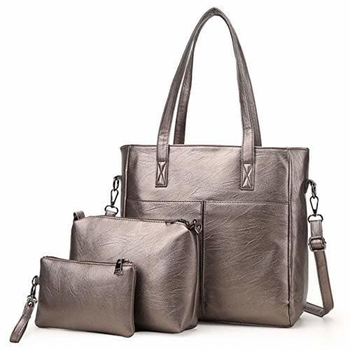 Producto Dwthh  3 Unids/set Bolsos Bolsos Mujer Bolso Compuesto Mujeres Gran Bandolera Bandolera