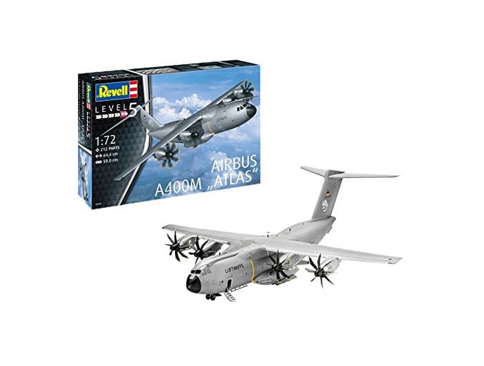 Product Revell-Airbus A400M Atlas Maqueta Avión, 14+ Años, Multicolor, 1:72 Scale