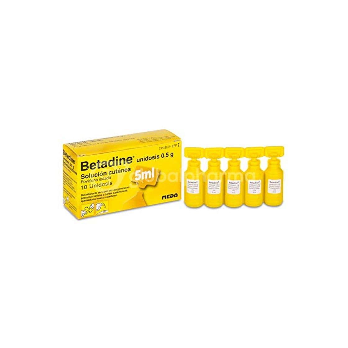 Producto BETADINE UNIDOSIS 10 UNIDADES DE 5 ML