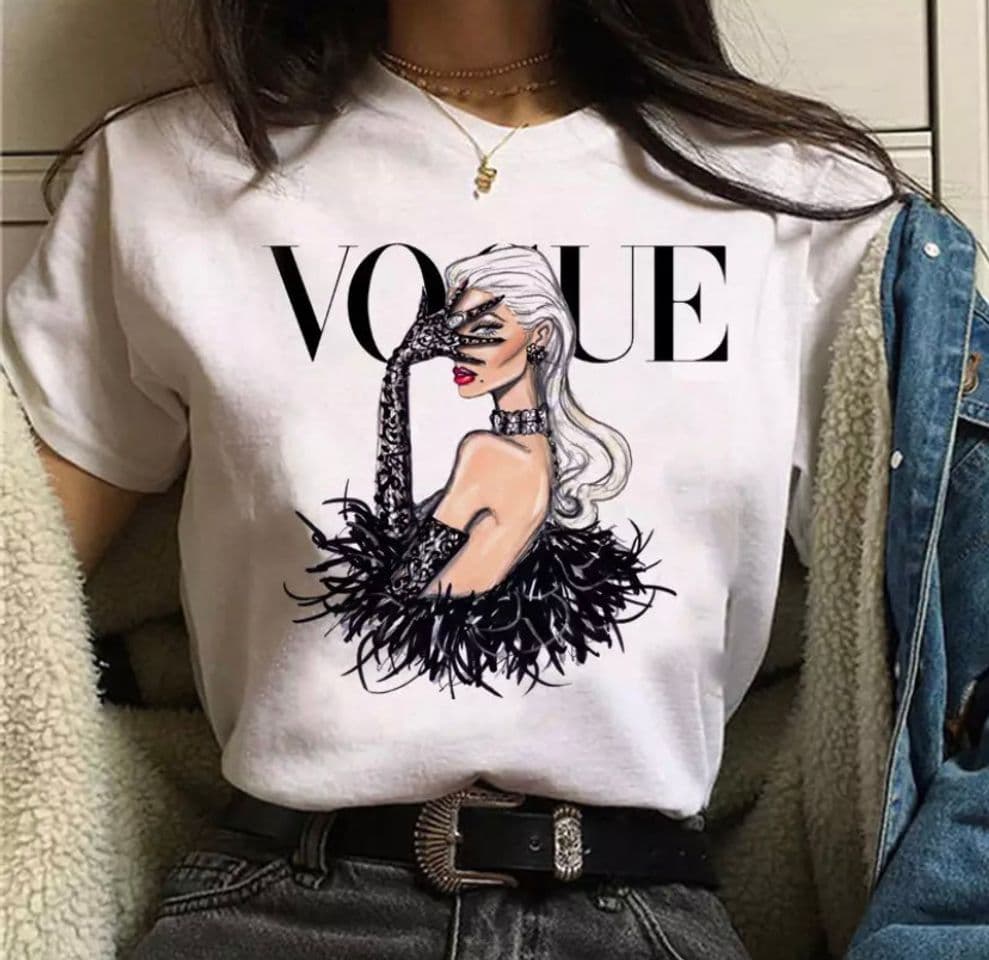 Fashion Camiseta Vogue