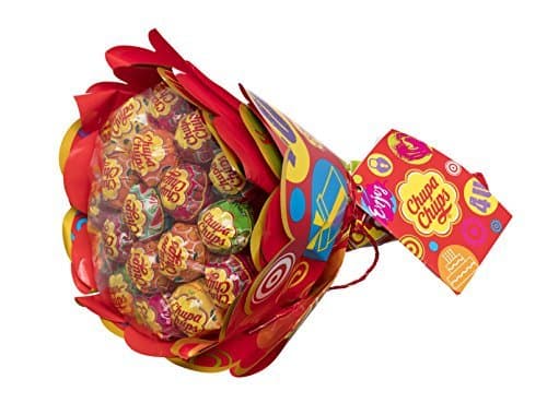 Producto Chupa Chups Caramelo con Palo de Sabores Variados Flower Bouquet