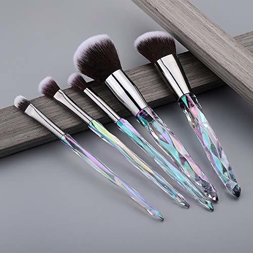 Place RCKJB FLD 10Pcs diamante pinceles de maquillaje cosmético Set Blush brocha for