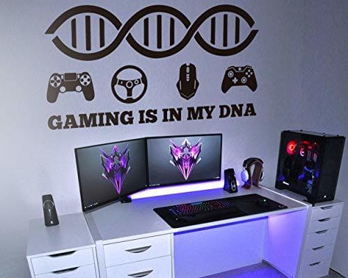 Product Gaming Room Gaming – Decoración de Battlestation Gamer Setup Gamer pared tatuajes