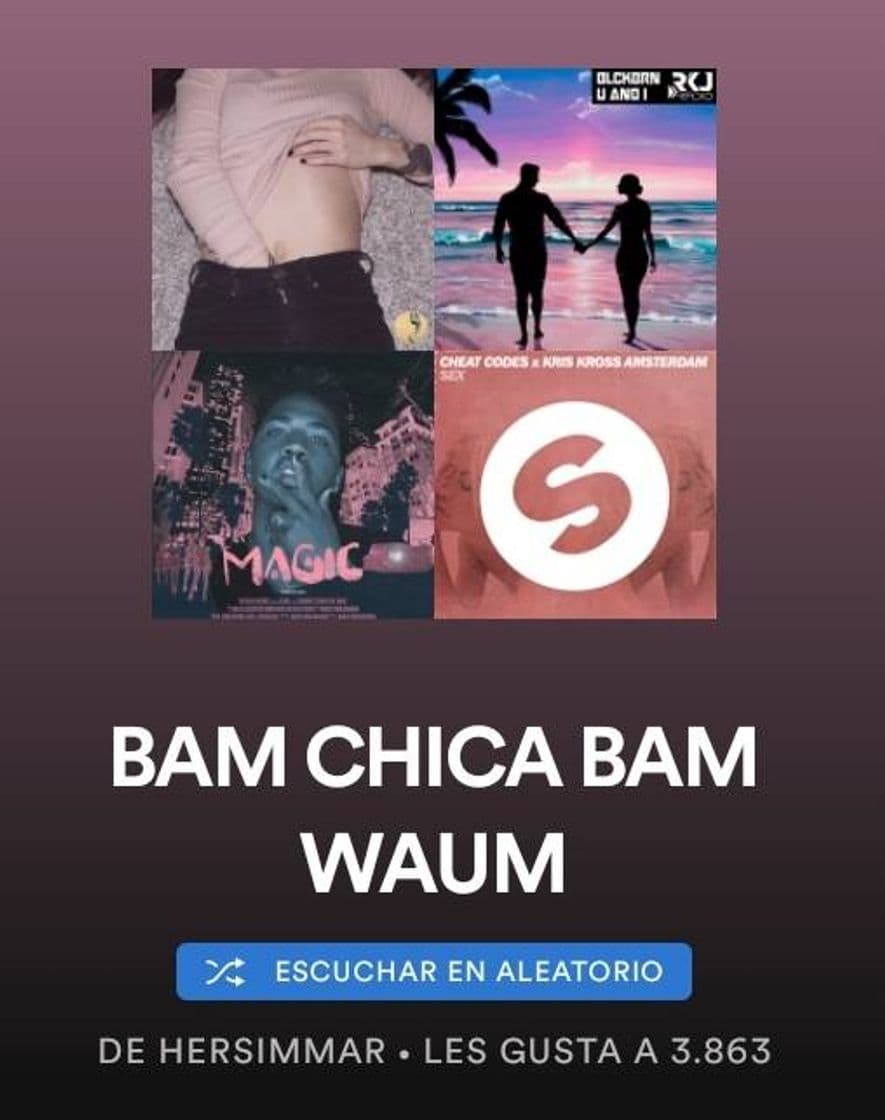 Music BAM CHICA BAM WAUM 