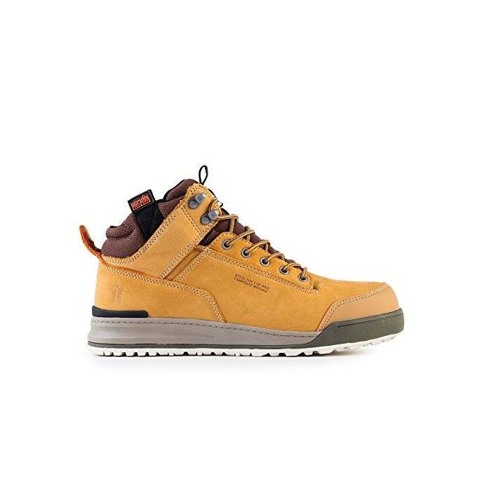 Product Scruffs Switchback Sb-P - Zapatos de seguridad para hombre, color amarillo, talla