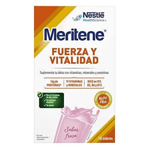 Place MERITENE de Nestlé Health Science - FUERZA Y VITALIDAD Batido Fresa -