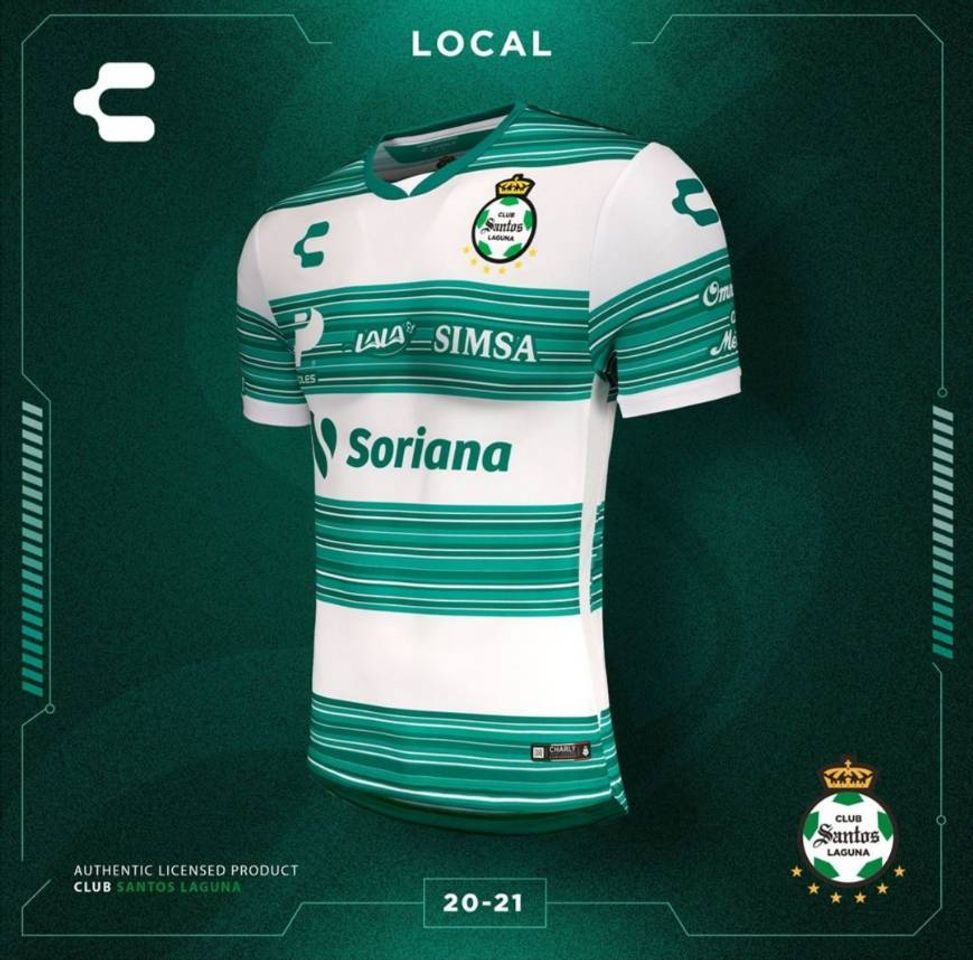 Moda Club Santos Laguna equipamento 2020-21 