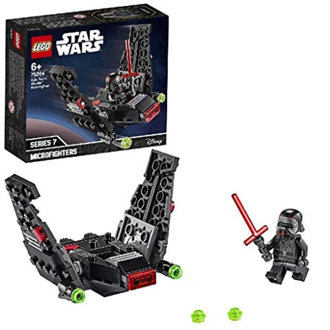 Producto LEGO Star Wars - Microfighter: Lanzadera de Kylo Ren, Set de Construcción