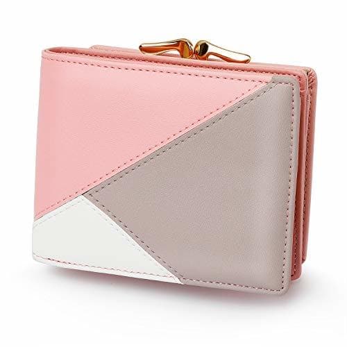 Place Pomelo Best RFID Carteras para Mujer con múltiples Ranuras para Tarjetas Rosa