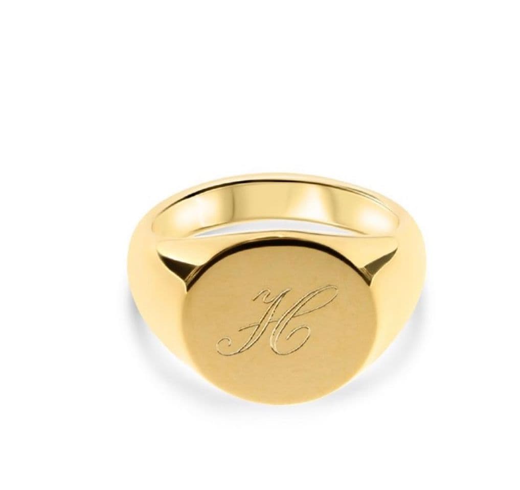 Fashion 24K Gold Plated Signature Rings