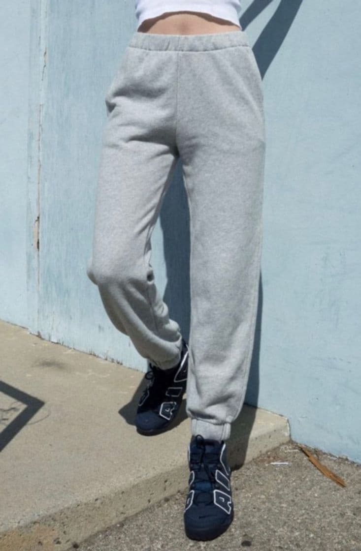 Moda Rosa Sweatpants in Light Heather Grey - Brandy Melville EU