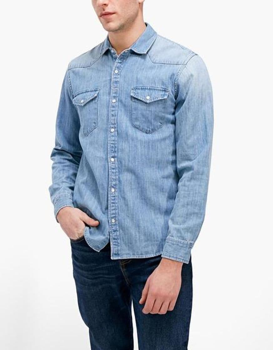 Fashion Camisa denim 