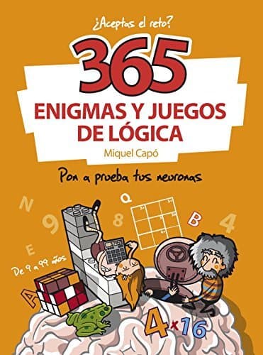 Book 365 enigmas y juegos de lógica: Pon a prueba tus neuronas