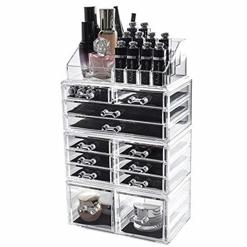 Product D4P Display4top Caja acrílica Estante de maquillajes Maquillaje Cosméticos Joyería Organizador