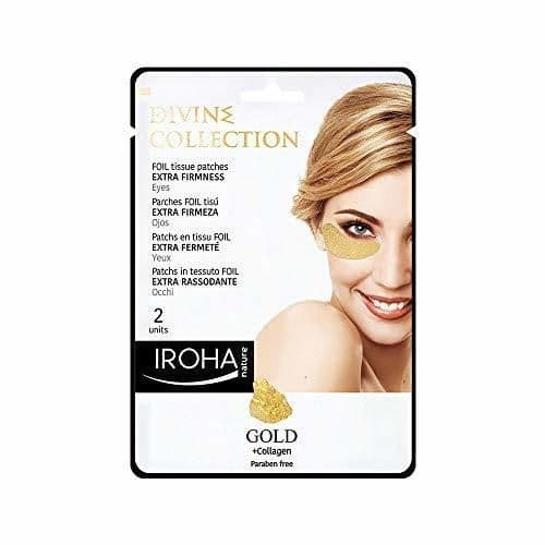 Place Iroha Nature - Parches Foil para Ojos Divine, Extra Reafirmantes, con Oro