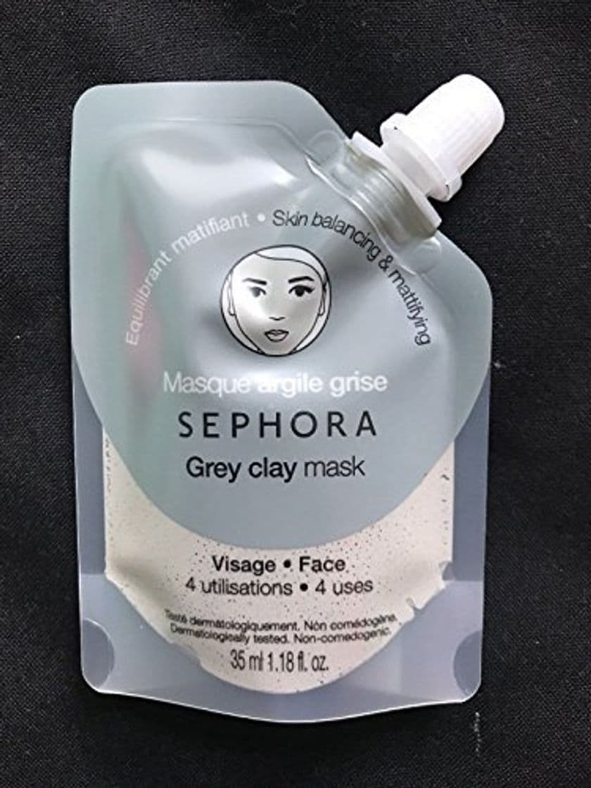 Beauty Sephora Grey Clay Mask with geranium extract recovers and balances the skin