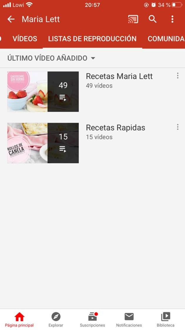 Fashion MARÍA LETT, Recetas 🧁