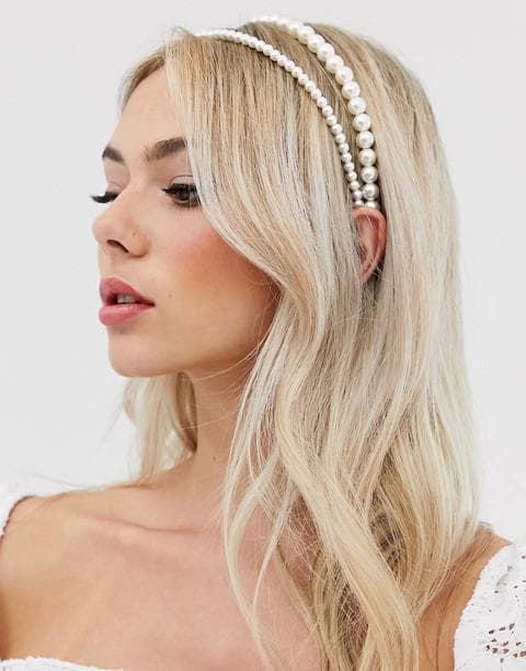 Fashion Diadema perlas