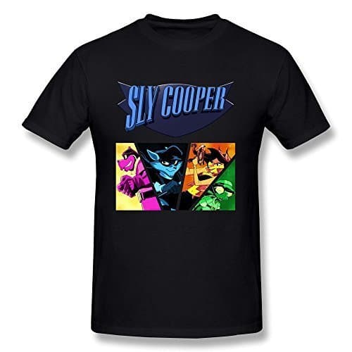 Lugar hsuail hombre Sly Cooper Juego Logo camiseta