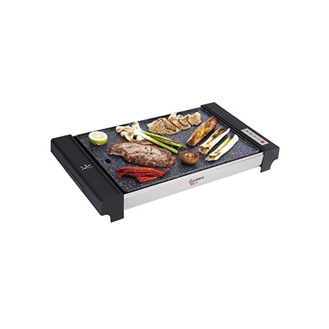 Product Jata GR3000 Plancha de Asar Electrónica 4 Temperaturas con Control Electrónico Superficie de 48 x 32 cm Muy resistente al Rayado y Antiadherente 2650 W