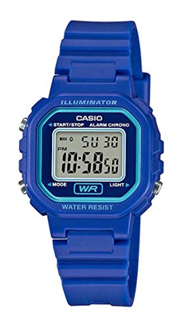 Product Casio Reloj Digital para Mujer de Cuarzo con Correa en Resina LA