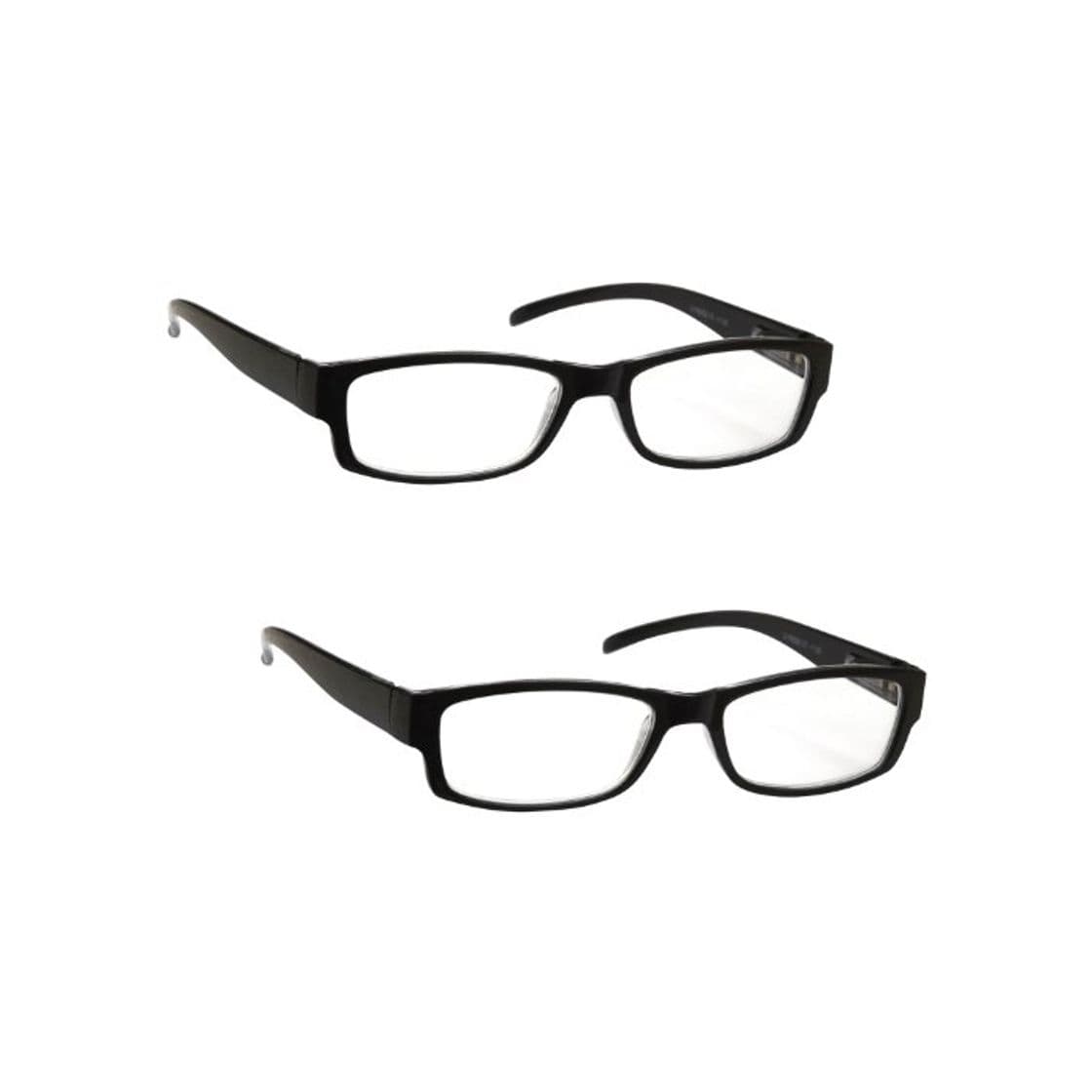 Product La Compañía Gafas De Lectura Negro Ligero Cómodo Lectores Valor Pack 2