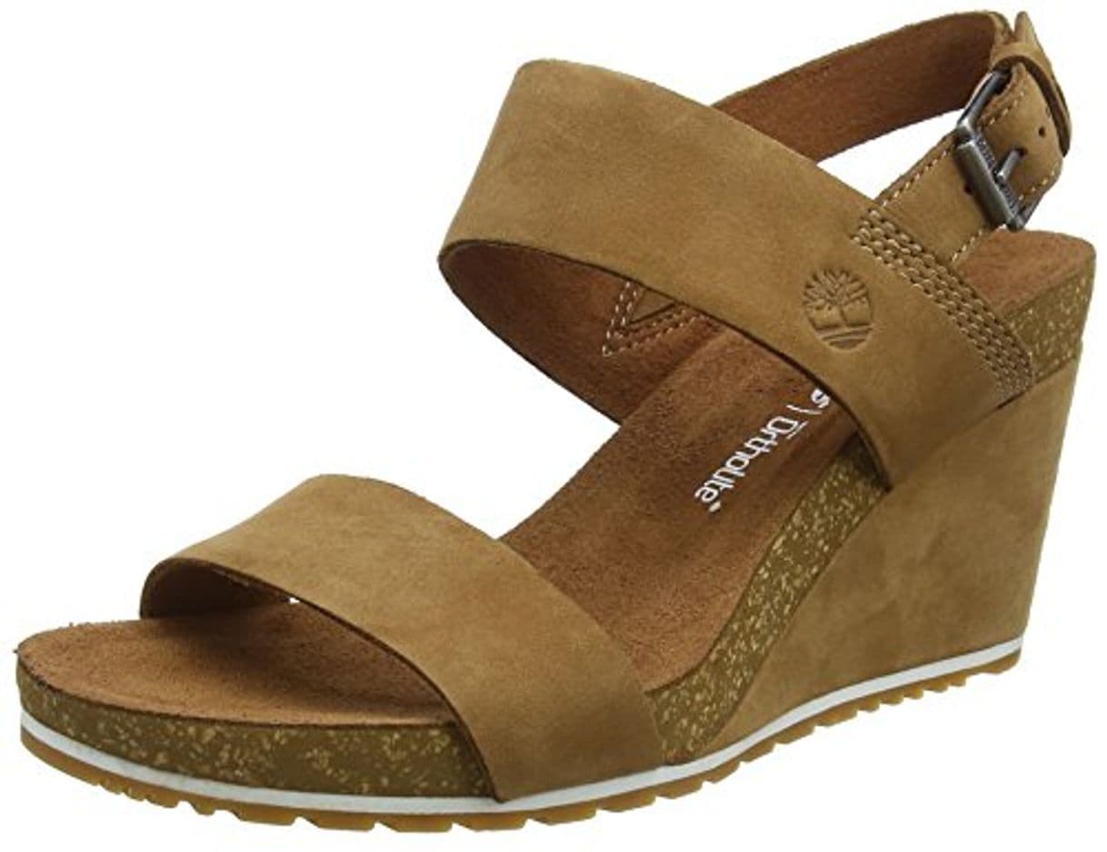 Product Timberland Capri Sunset Wedge, Sandalias para Mujer, Marrón