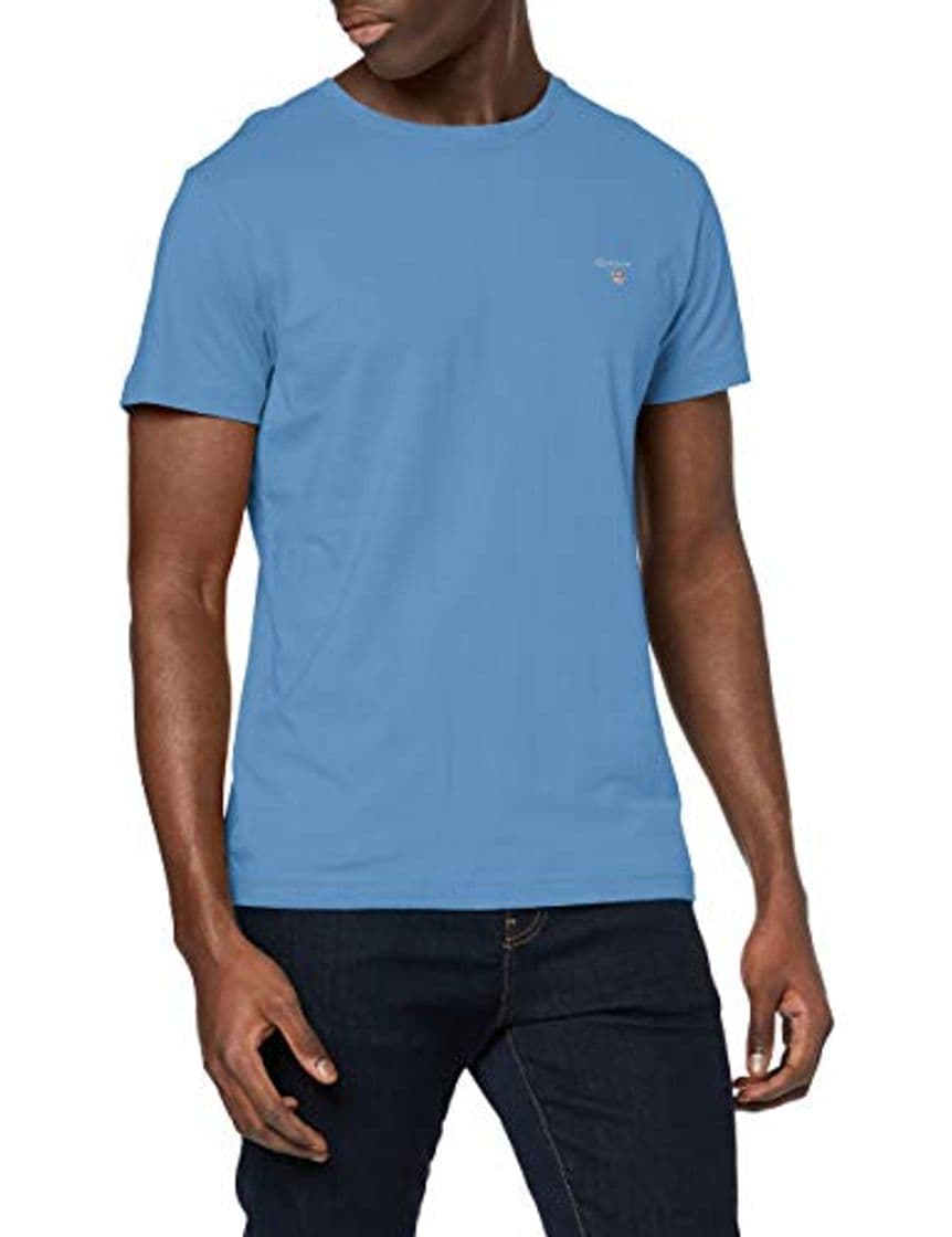 Product GANT The Original SS T-Shirt Camiseta, Azul