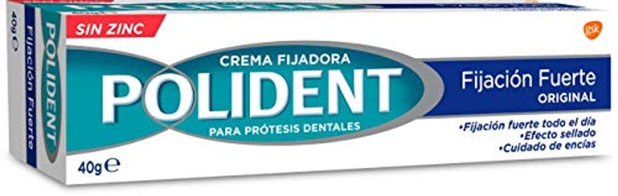 Product POLIDENT Crema Fijadora para dentaduras postizas Original 40 GR