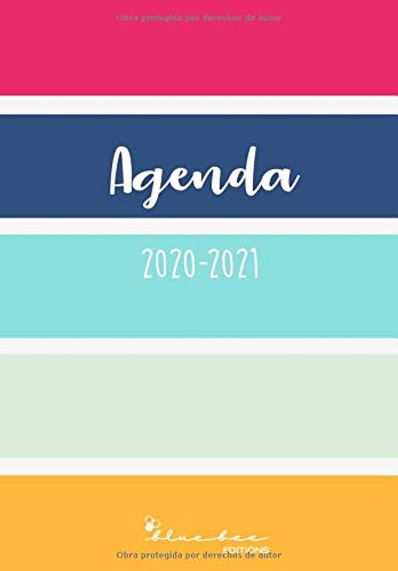 Product Agenda escolar para estudiantes - Color palette: Septiembre 2020 a Agosto 2021