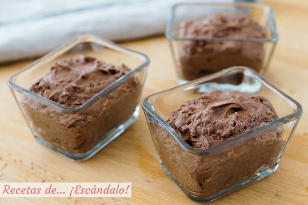 Moda Mousse de chocolate. Receta casera y fácil - Recetas de ¡Escándalo!