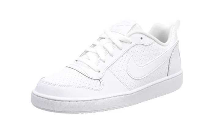 Fashion Nike Court Borough Low 2, Zapatillas de Baloncesto para Niños, Blanco