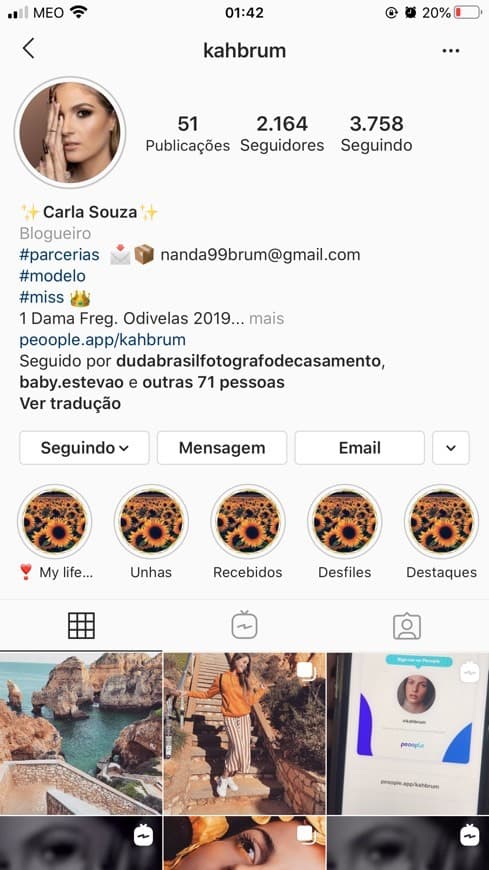 Fashion Segue ela no Instagram também 