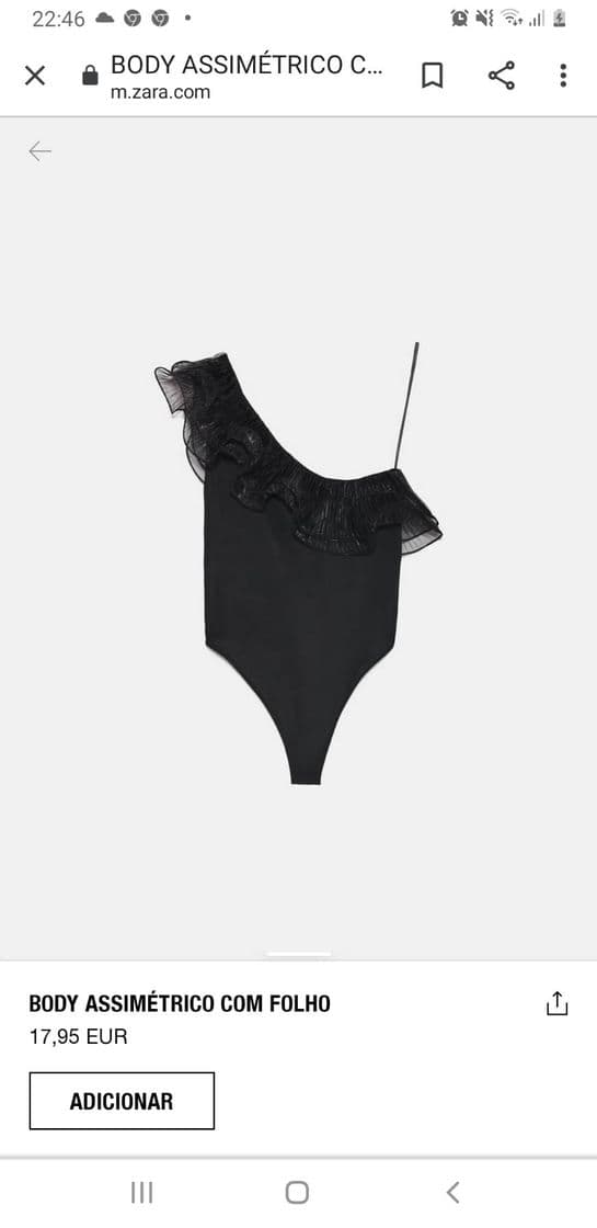 Fashion Body preto zara