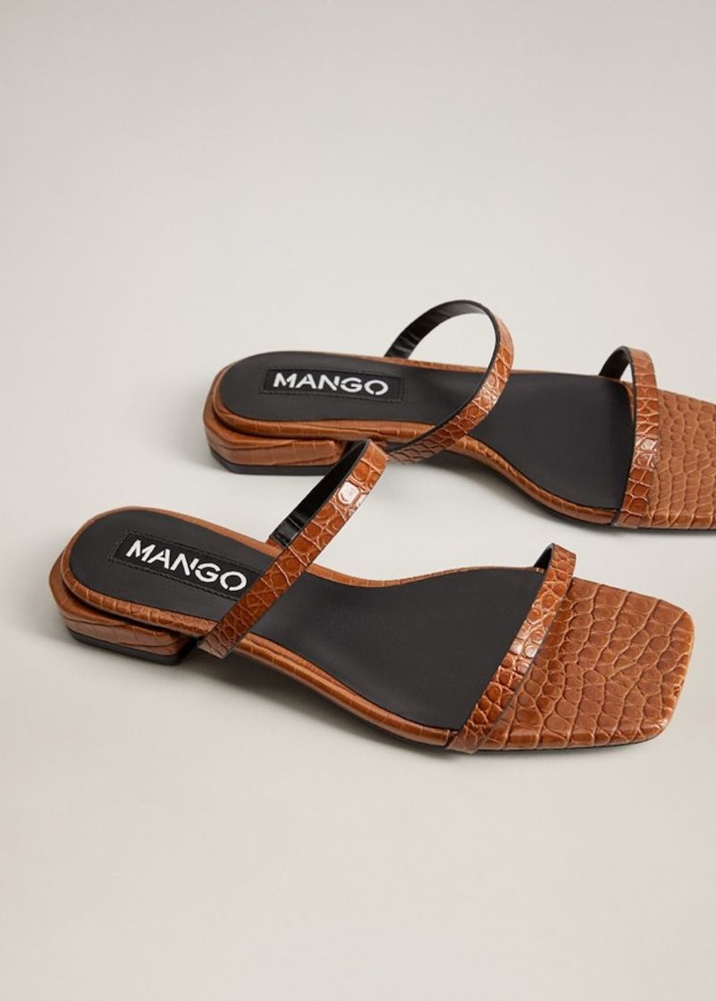 Fashion Flat croc sandal - Women