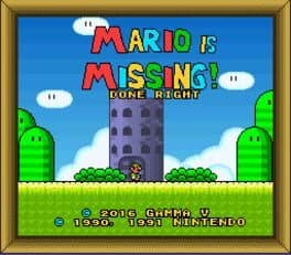 Videojuegos Mario is Missing! Done Right