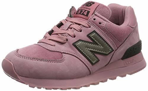 Moda New Balance 574v2, Zapatillas para Mujer, Rosa