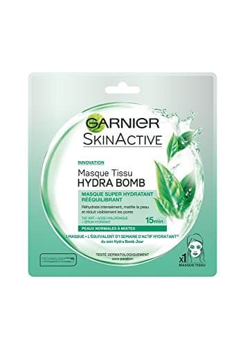 Beauty Garnier Skinactive Face S.ACT MASK H.BOMB SA32G FR/NL GREEN máscara facial 32