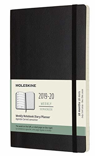 Producto Moleskine 2019-20 Weekly - Agenda Cuaderno Semanal de 18 Meses 2019/2020