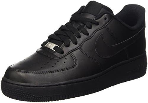 Fashion Nike Wmns Air Force 1 '07 - Zapatos Mujer, Negro