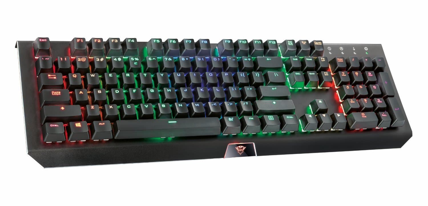 Electronic Trust GXT 890 Cada - Teclado mecánico Gaming con iluminación RGB LED,