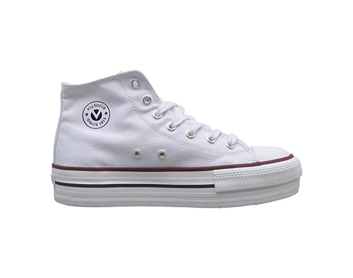 Producto Victoria Tribu Doble Botin Lona, Zapatillas Unisex Adulto, Blanco