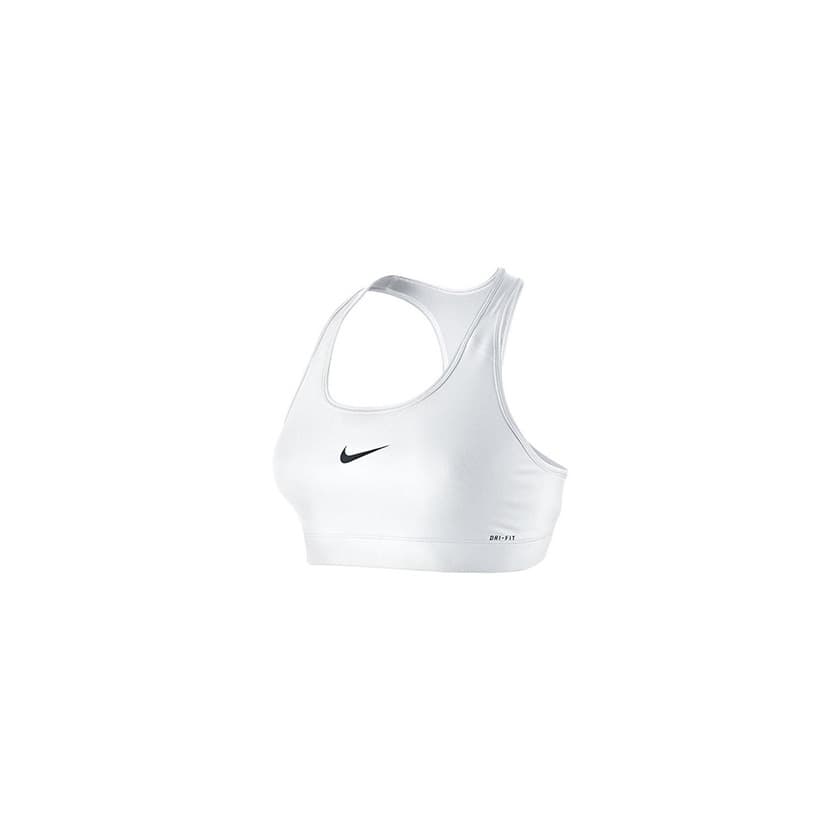 Fitness Nike Sport-BH Pro Victory Compression, Sujetador deportivo para mujer, Blanco