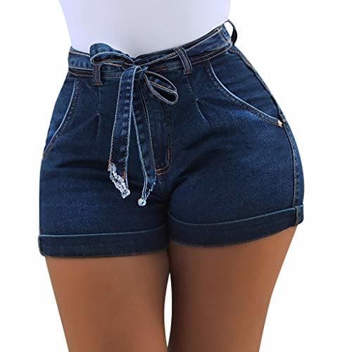 Lugar FELZ Pantalones Cortos de Mezclilla para Mujer Nuevos Jeans Chicas Verano Pantalones