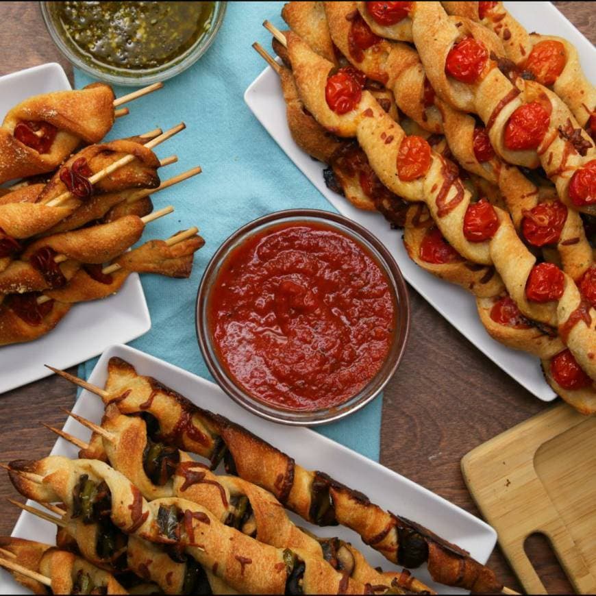 Moda Pizza Sticks 3 ways