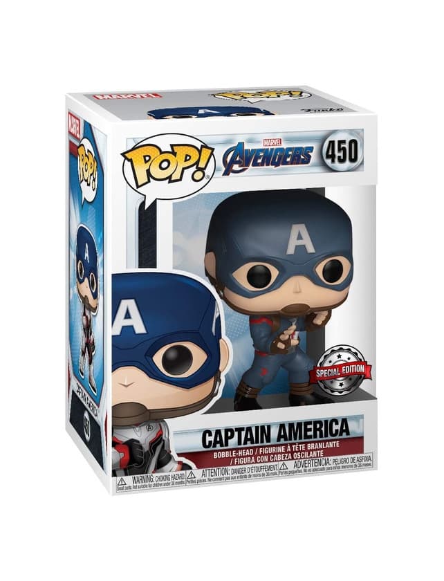 Juego Funko Marvel Pop Capitán América Edición Especial, Multicolor